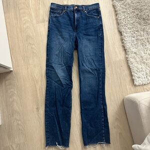 Express stretch denim high rise jeans